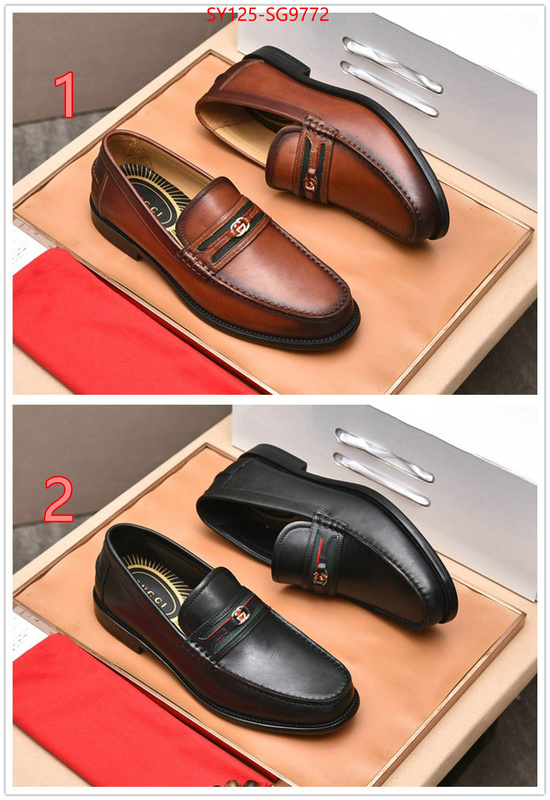 Men Shoes-Gucci fashion designer ID: SG9772 $: 125USD