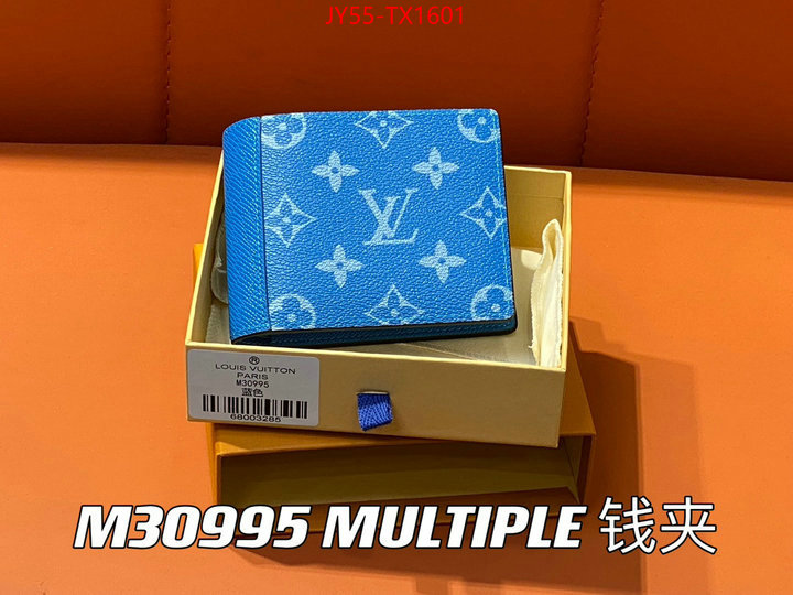 LV Bags(TOP)-Wallet is it illegal to buy ID: TX1601 $: 55USD