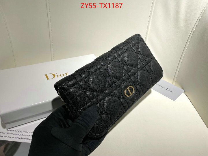 Dior Bags(4A)-Wallet- fake high quality ID: TX1187 $: 55USD,