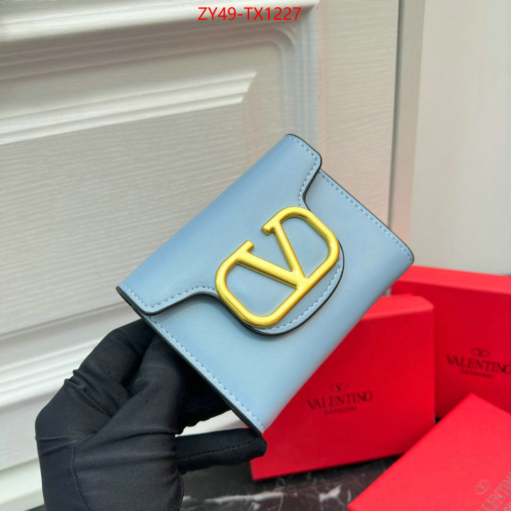 Valentino Bags(4A)-Wallet replica 2023 perfect luxury ID: TX1227 $: 49USD,