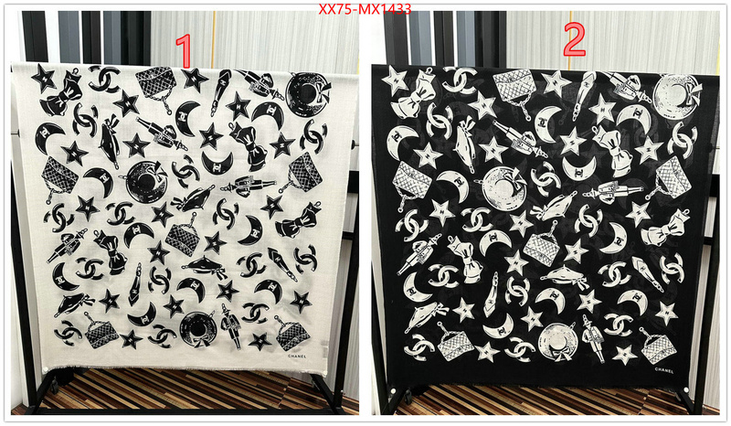 Scarf-Chanel high quality happy copy ID: MX1433 $: 75USD