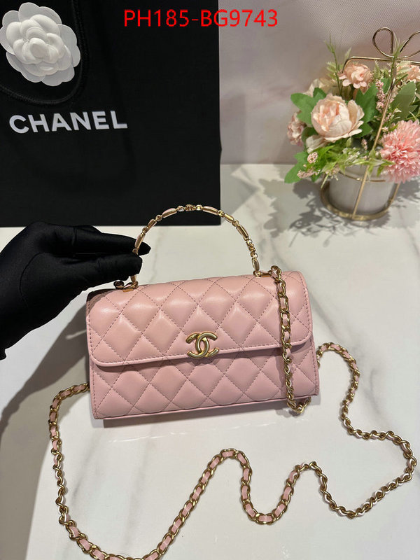 Chanel Bags(TOP)-Diagonal- top perfect fake ID: BG9743 $: 185USD,