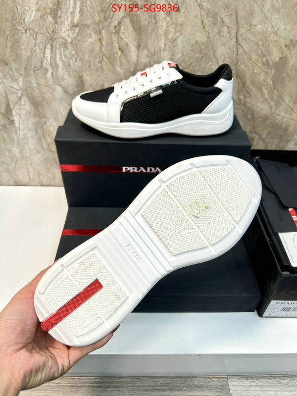 Men shoes-Prada 1:1 replica wholesale ID: SG9836 $: 155USD