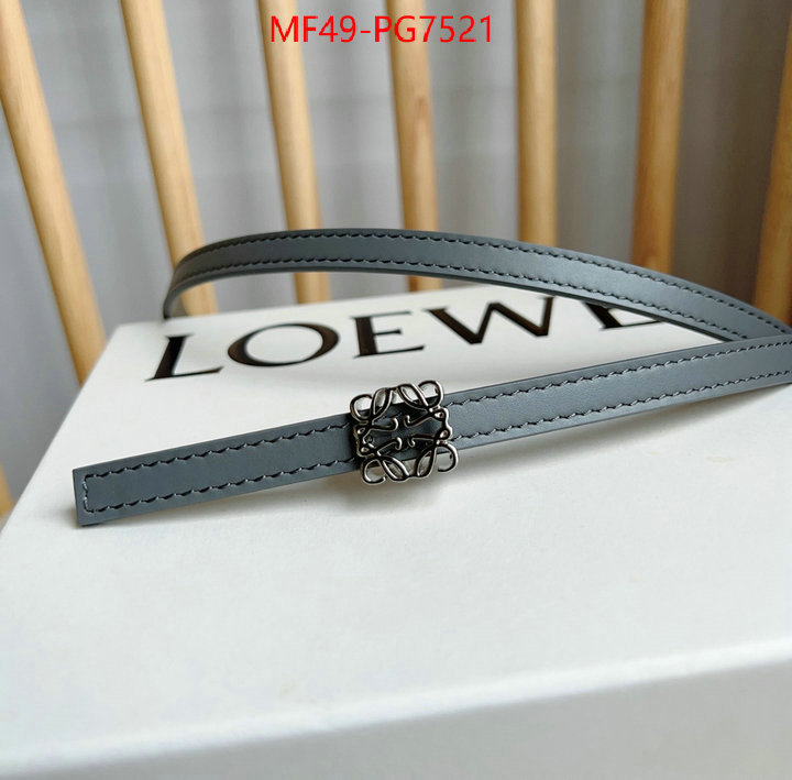 Belts-Loewe luxury fake ID: PG7521 $: 49USD