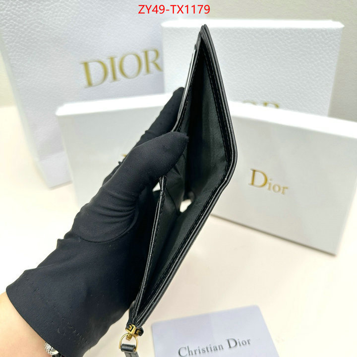 Dior Bags(4A)-Wallet- can i buy replica ID: TX1179 $: 49USD,