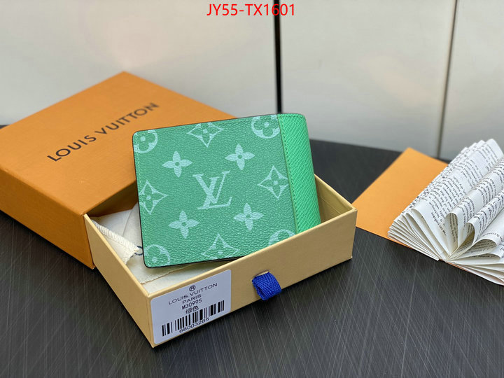 LV Bags(TOP)-Wallet is it illegal to buy ID: TX1601 $: 55USD