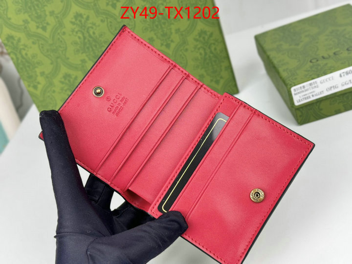 Gucci Bags(4A)-Wallet- top quality website ID: TX1202 $: 49USD,