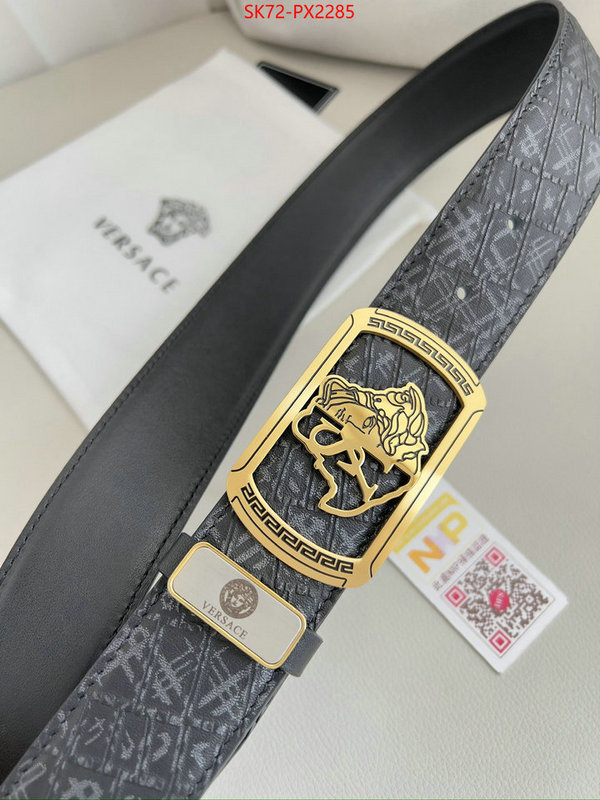 Belts-Versace mirror copy luxury ID: PX2285 $: 72USD