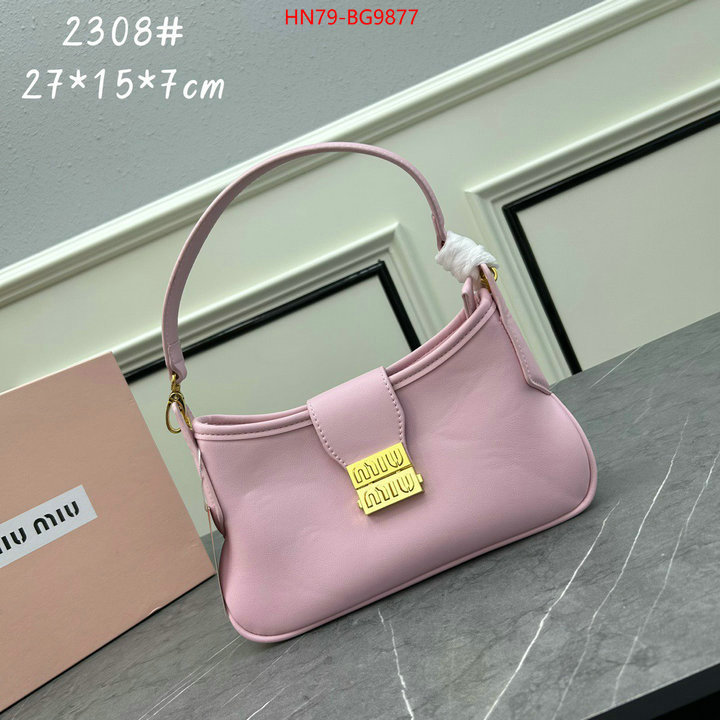 Miu Miu Bags(4A)-Handbag- shop designer replica ID: BG9877 $: 79USD,