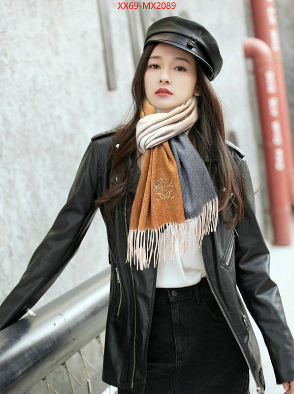 Scarf-Loewe 2023 perfect replica designer ID: MX2089 $: 69USD