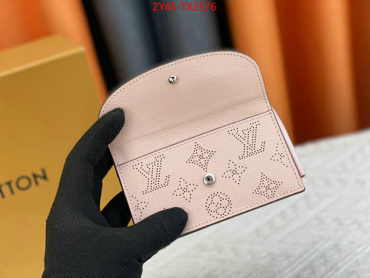 LV Bags(4A)-Wallet fashion ID: TX2576 $: 45USD,