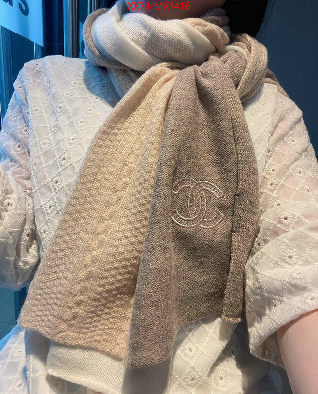 Scarf-Chanel cheap ID: MX1416 $: 79USD