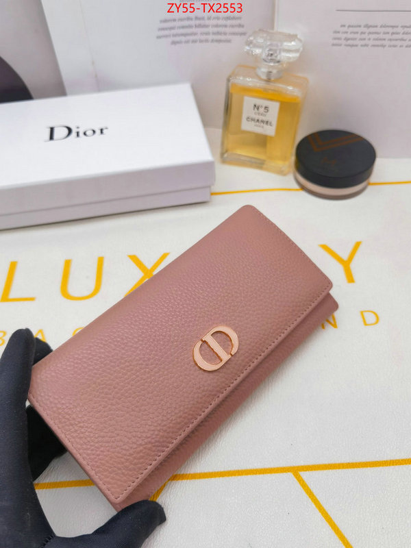 Dior Bags(4A)-Wallet- store ID: TX2553 $: 55USD,