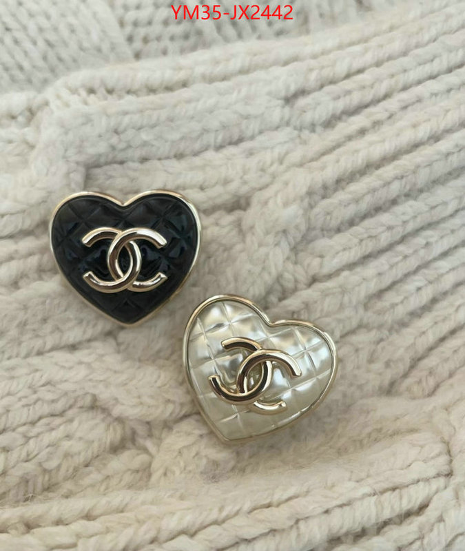 Jewelry-Chanel fake designer ID: JX2442 $: 35USD