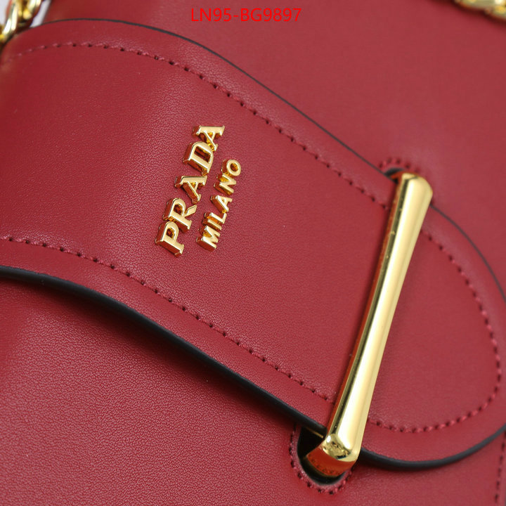 Prada Bags (4A)-Diagonal- fake high quality ID: BG9897 $: 95USD,