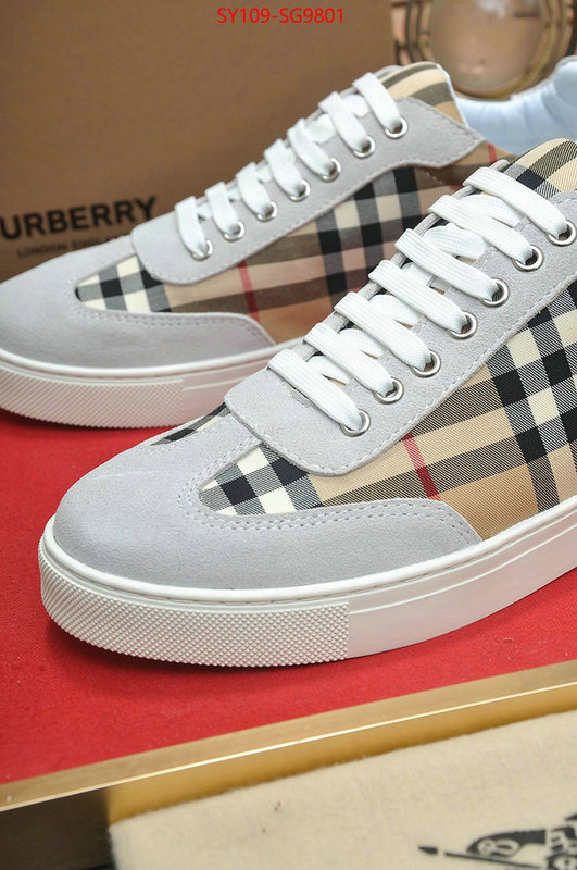 Men Shoes-Burberry top quality replica ID: SG9801 $: 109USD