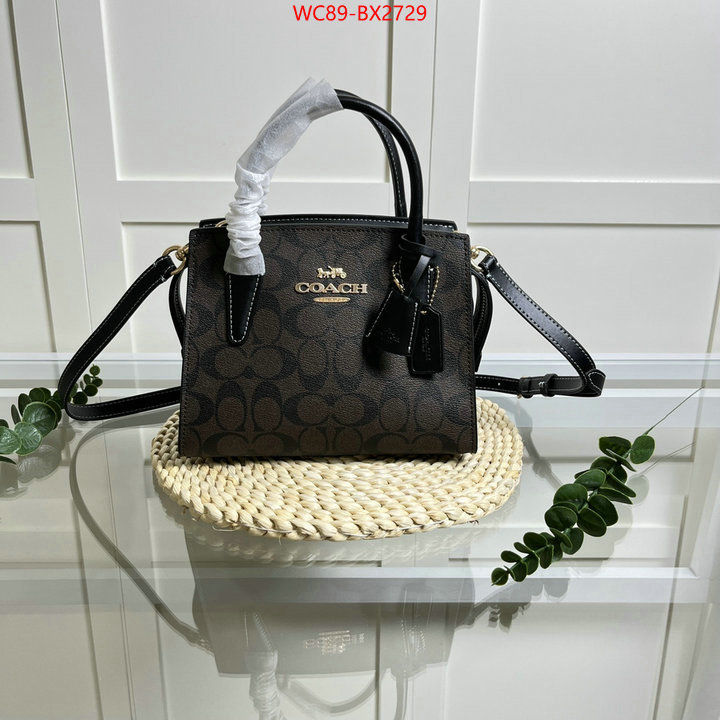 Coach Bags(4A)-Diagonal website to buy replica ID: BX2729 $: 89USD,