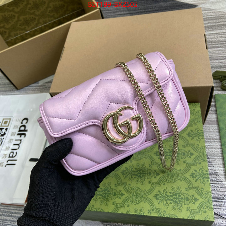 Gucci Bags(TOP)-Marmont copy ID: BX2505 $: 199USD,