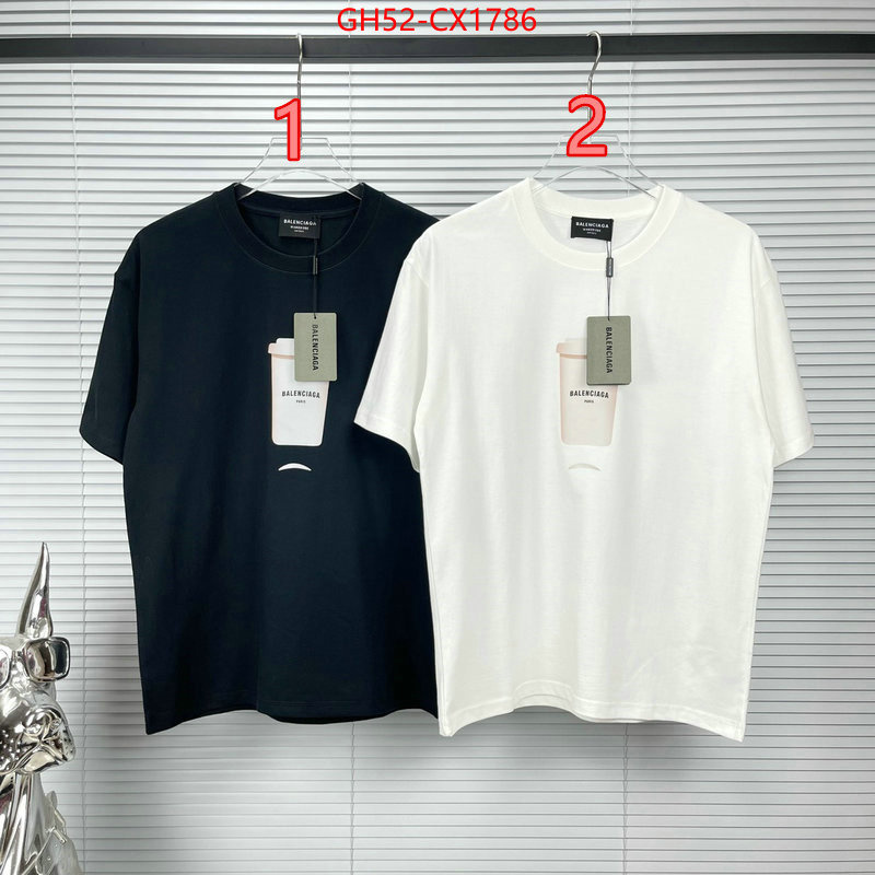 Clothing-Balenciaga shop designer replica ID: CX1786 $: 52USD