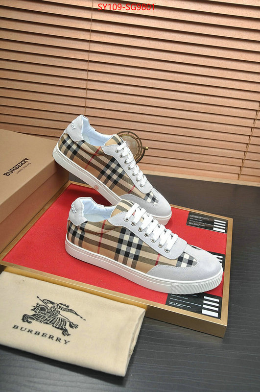 Men Shoes-Burberry top quality replica ID: SG9801 $: 109USD