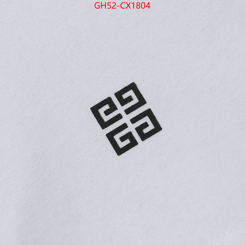 Clothing-Givenchy designer high replica ID: CX1804 $: 52USD
