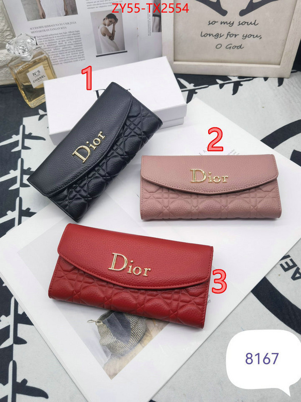 Dior Bags(4A)-Wallet- aaaaa customize ID: TX2554 $: 55USD,
