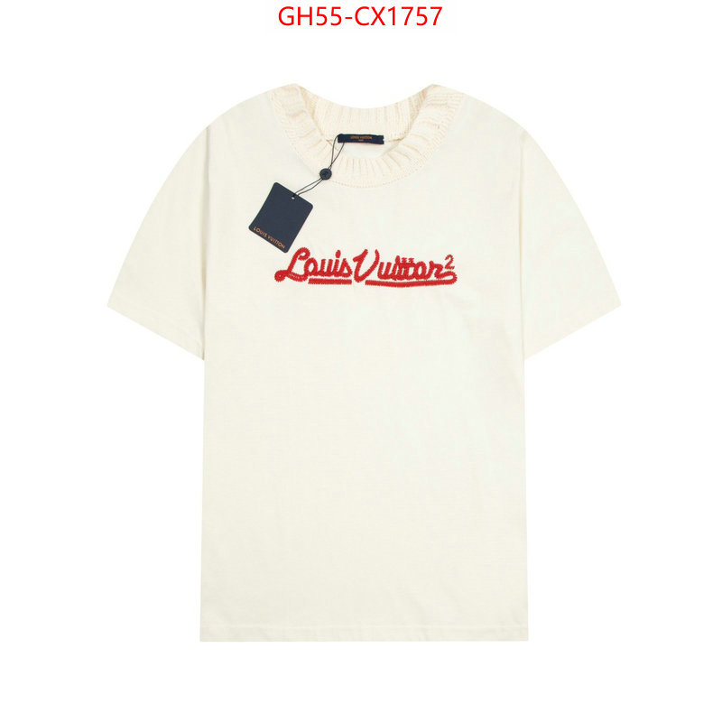 Clothing-LV buy 2023 replica ID: CX1757 $: 55USD