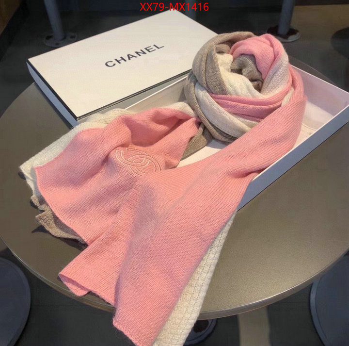 Scarf-Chanel cheap ID: MX1416 $: 79USD