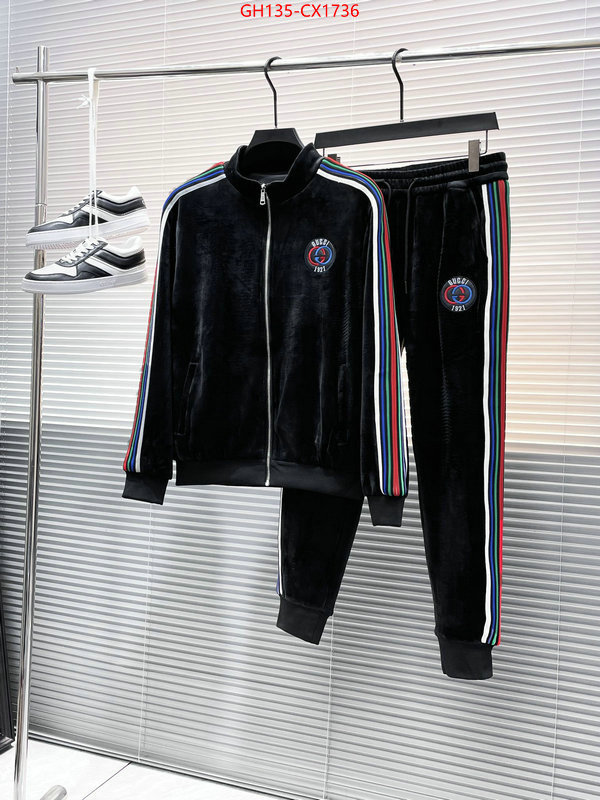 Clothing-Gucci can you buy replica ID: CX1736 $: 135USD