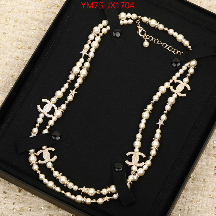 Jewelry-Chanel shop the best high authentic quality replica ID: JX1704 $: 75USD