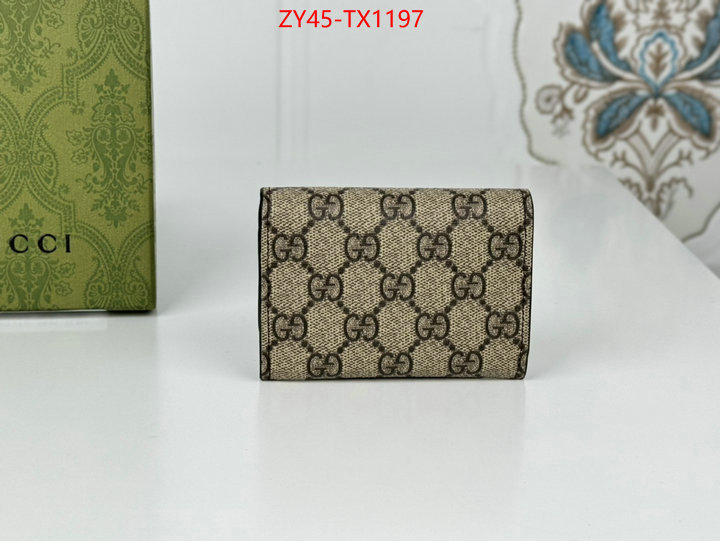 Gucci Bags(4A)-Wallet- perfect ID: TX1197 $: 45USD,