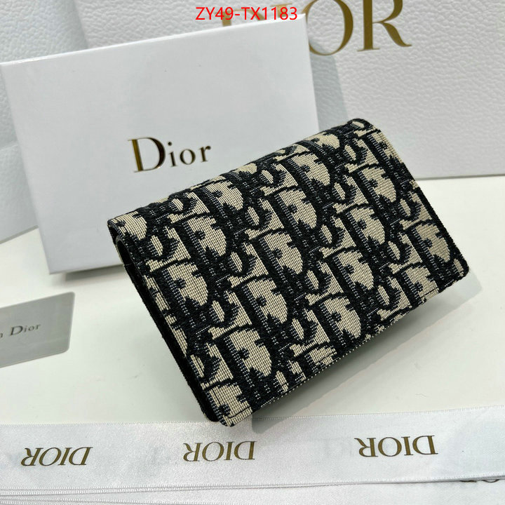 Dior Bags(4A)-Wallet- best quality designer ID: TX1183 $: 49USD,