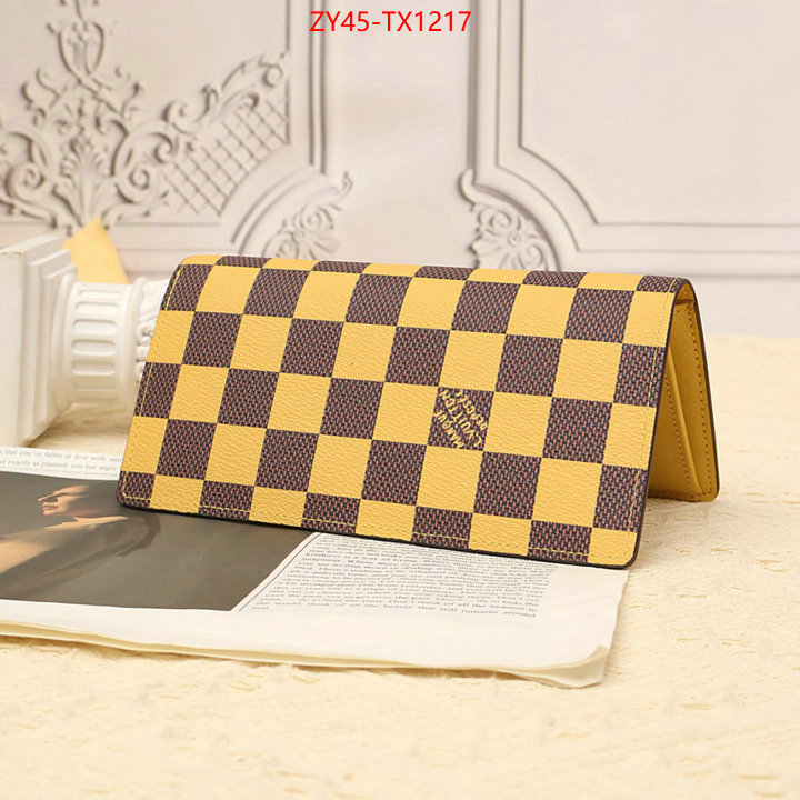 LV Bags(4A)-Wallet replica aaaaa designer ID: TX1217 $: 45USD,