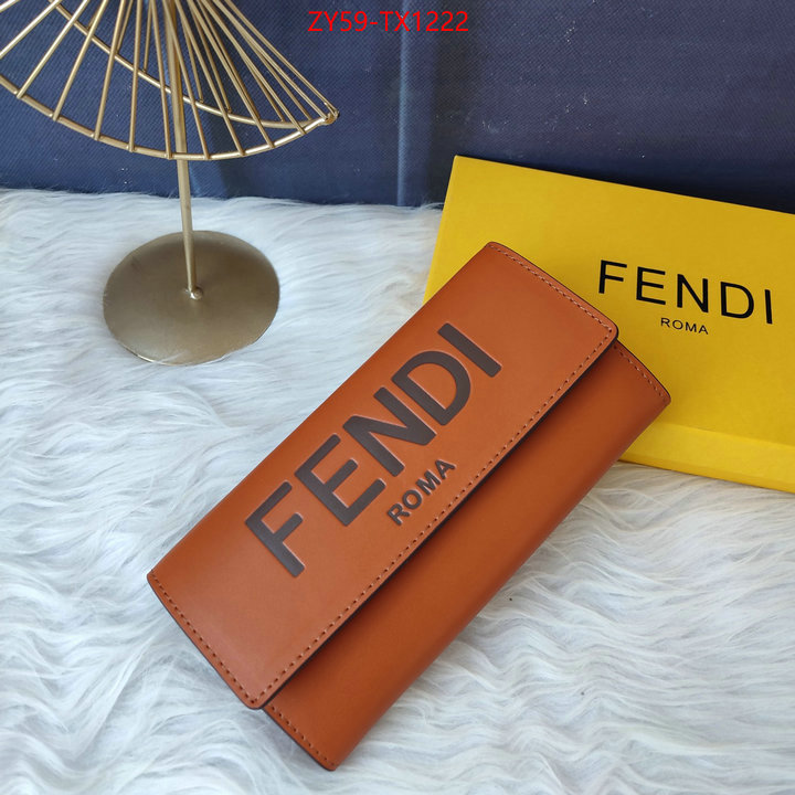 Fendi Bags(4A)-Wallet- online sales ID: TX1222 $: 59USD,