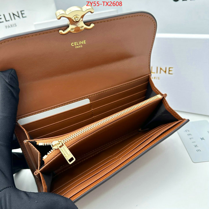 CELINE Bags(4A)-Wallet wholesale replica shop ID: TX2608 $: 55USD,