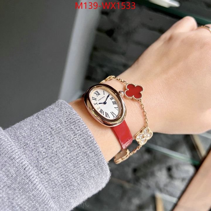 Watch(4A)-Cartier highest quality replica ID: WX1533 $: 139USD