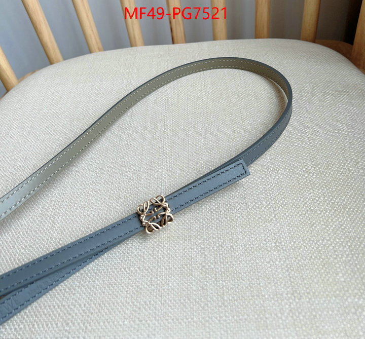 Belts-Loewe luxury fake ID: PG7521 $: 49USD