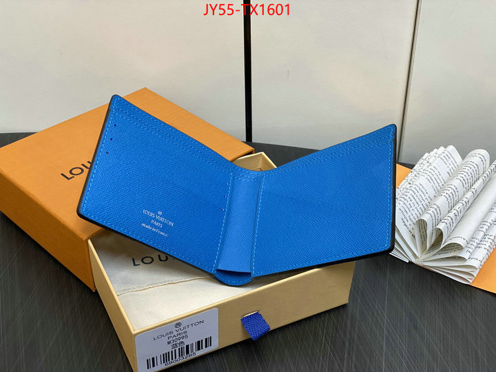 LV Bags(TOP)-Wallet is it illegal to buy ID: TX1601 $: 55USD