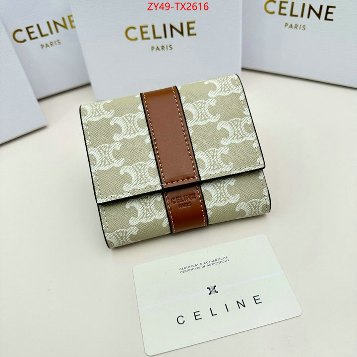 CELINE Bags(4A)-Wallet at cheap price ID: TX2616 $: 49USD,