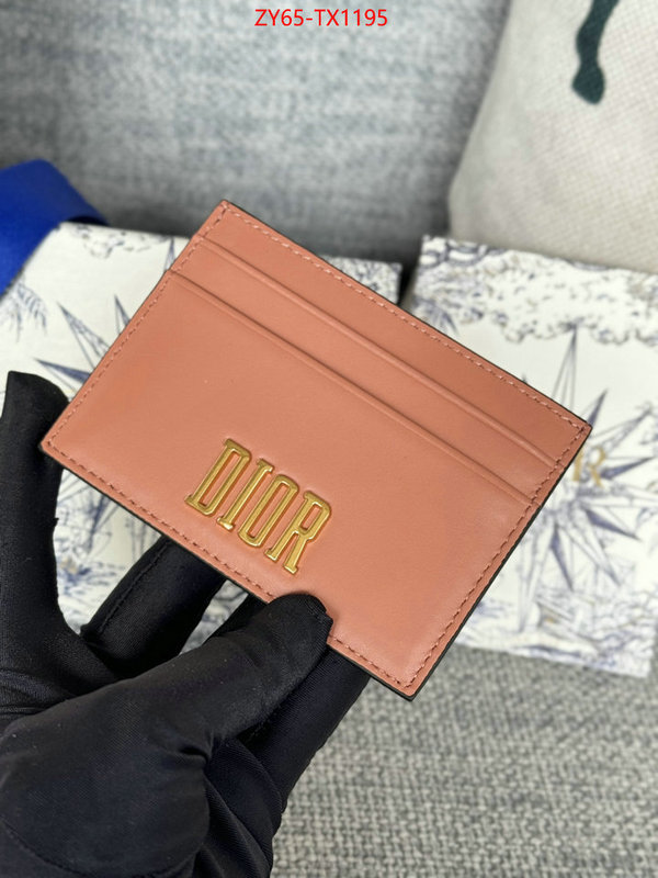 Dior Bags(4A)-Wallet- aaaaa customize ID: TX1195 $: 65USD,