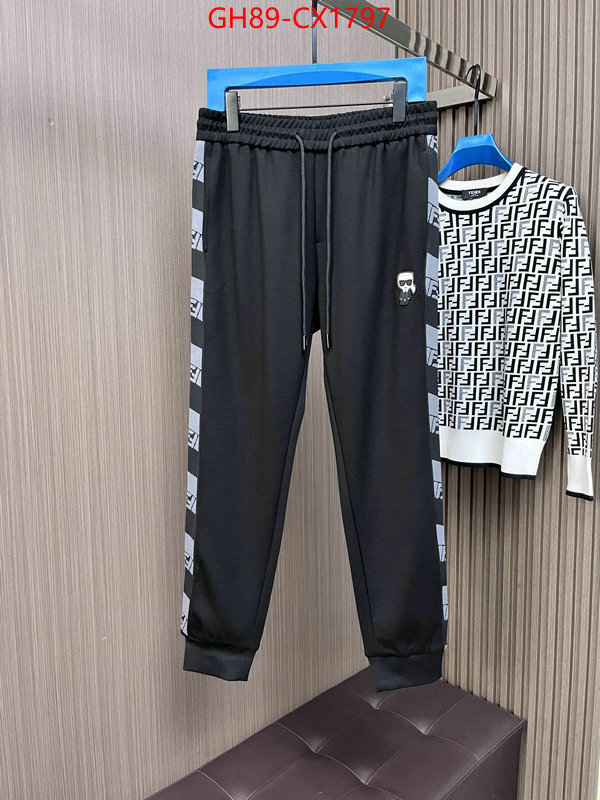 Clothing-Fendi replicas ID: CX1797 $: 89USD