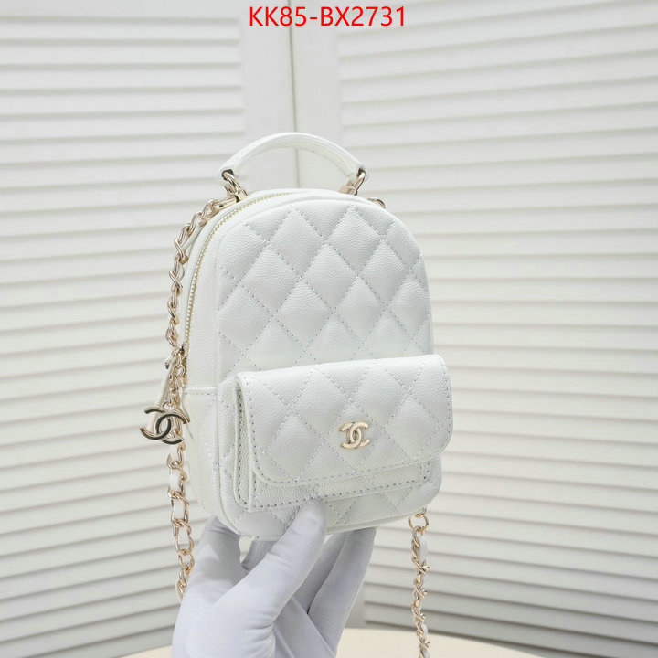 Chanel Bags(4A)-Backpack- what is top quality replica ID: BX2731 $: 85USD,