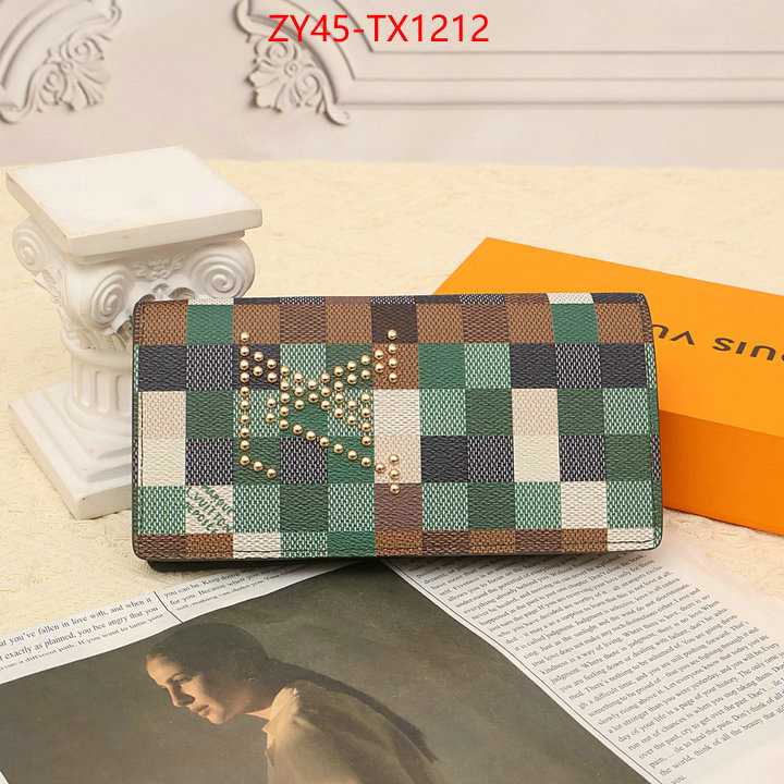 LV Bags(4A)-Wallet 7 star collection ID: TX1212 $: 45USD,