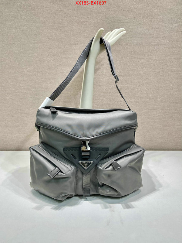 Prada Bags (TOP)-Diagonal- replica 2023 perfect luxury ID: BX1607 $: 185USD