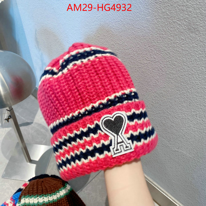 Clothing-AMI brand designer replica ID: HG4932 $: 29USD