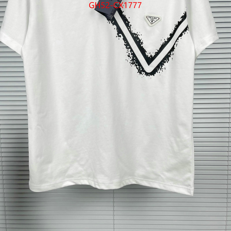 Clothing-Prada luxury cheap ID: CX1777 $: 52USD