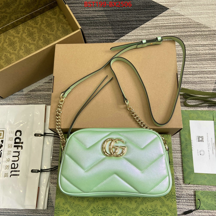 Gucci Bags(TOP)-Marmont best luxury replica ID: BX2506 $: 199USD,