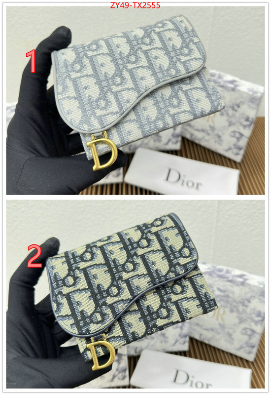 Dior Bags(4A)-Wallet- what is aaaaa quality ID: TX2555 $: 49USD,