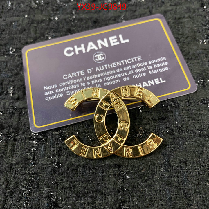 Jewelry-Chanel wholesale sale ID: JG9849 $: 39USD