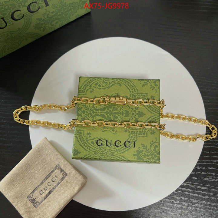 Jewelry-Gucci what is aaaaa quality ID: JG9978 $: 75USD